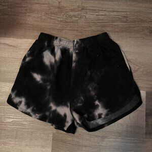 Wild Fable Black and Grey Tie Dye Shorts